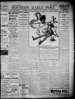 Primary view of object titled 'The Houston Daily Post (Houston, Tex.), Vol. XVTH YEAR, No. 92, Ed. 1, Wednesday, July 5, 1899'.