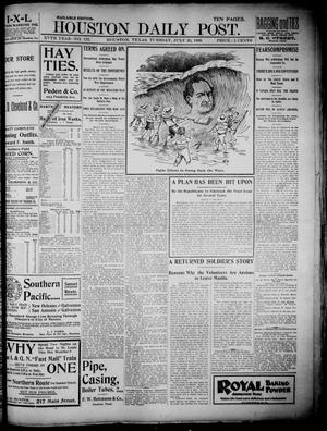 The Houston Daily Post (Houston, Tex.), Vol. XVTH YEAR, No. 112, Ed. 1, Tuesday, July 25, 1899