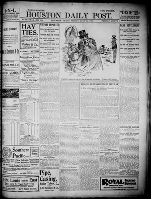 The Houston Daily Post (Houston, Tex.), Vol. XVTH YEAR, No. 115, Ed. 1, Friday, July 28, 1899