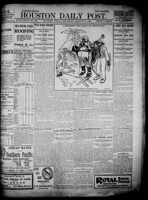 The Houston Daily Post (Houston, Tex.), Vol. XVTH YEAR, No. 128, Ed. 1, Thursday, August 10, 1899