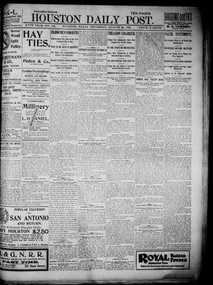 The Houston Daily Post (Houston, Tex.), Vol. XVTH YEAR, No. 142, Ed. 1, Thursday, August 24, 1899