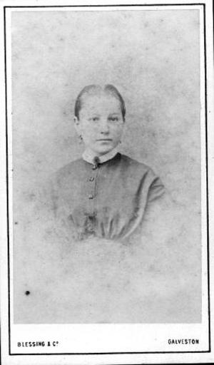 [Bust photograph of a young woman]