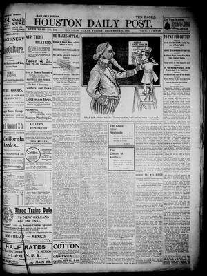 Primary view of object titled 'The Houston Daily Post (Houston, Tex.), Vol. XVTH YEAR, No. 248, Ed. 1, Friday, December 8, 1899'.