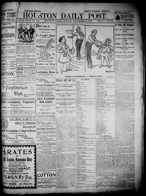 The Houston Daily Post (Houston, Tex.), Vol. XVTH YEAR, No. 250, Ed. 1, Sunday, December 10, 1899