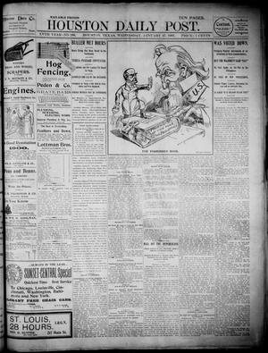 The Houston Daily Post (Houston, Tex.), Vol. XVth Year, No. 288, Ed. 1, Wednesday, January 17, 1900