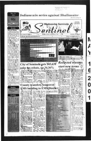 Seminole Sentinel (Seminole, Tex.), Vol. 94, No. 61, Ed. 1 Wednesday, May 16, 2001