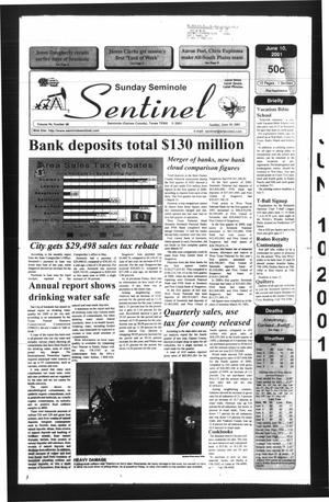 Seminole Sentinel (Seminole, Tex.), Vol. 94, No. 68, Ed. 1 Sunday, June 10, 2001