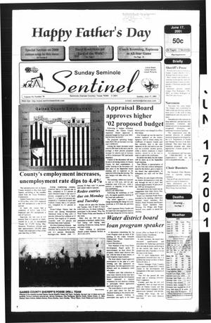 Seminole Sentinel (Seminole, Tex.), Vol. 94, No. 70, Ed. 1 Sunday, June 17, 2001