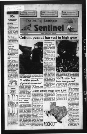 The Seminole Sentinel (Seminole, Tex.), Vol. 84, No. 104, Ed. 1 Sunday, October 27, 1991