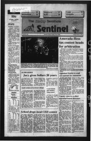 The Seminole Sentinel (Seminole, Tex.), Vol. 84, No. 100, Ed. 1 Sunday, October 13, 1991