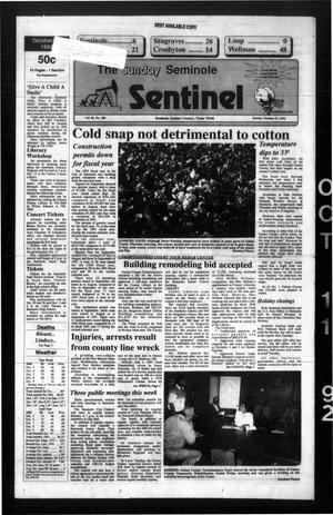 The Seminole Sentinel (Seminole, Tex.), Vol. 85, No. 100, Ed. 1 Sunday, October 11, 1992
