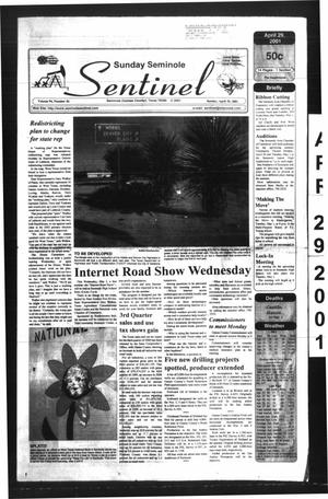 Seminole Sentinel (Seminole, Tex.), Vol. 94, No. 56, Ed. 1 Sunday, April 29, 2001