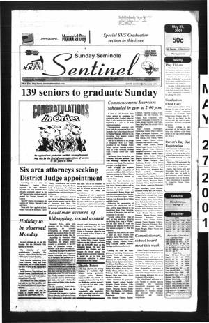 Seminole Sentinel (Seminole, Tex.), Vol. 94, No. 64, Ed. 1 Sunday, May 27, 2001