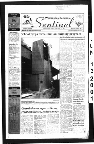 Seminole Sentinel (Seminole, Tex.), Vol. 94, No. 69, Ed. 1 Wednesday, June 13, 2001