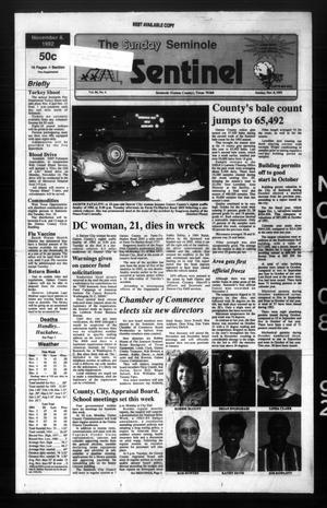 The Seminole Sentinel (Seminole, Tex.), Vol. 86, No. 4, Ed. 1 Sunday, November 8, 1992