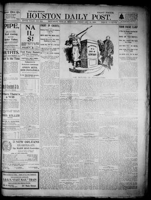 The Houston Daily Post (Houston, Tex.), Vol. XVth Year, No. 314, Ed. 1, Monday, February 12, 1900