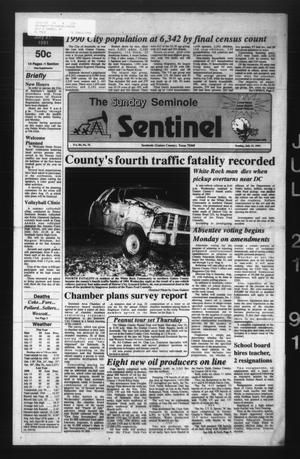 The Seminole Sentinel (Seminole, Tex.), Vol. 84, No. 76, Ed. 1 Sunday, July 21, 1991