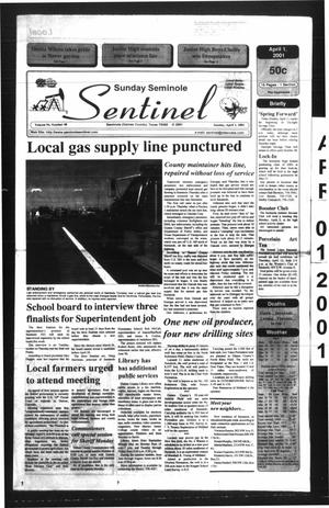 Seminole Sentinel (Seminole, Tex.), Vol. 94, No. 48, Ed. 1 Sunday, April 1, 2001