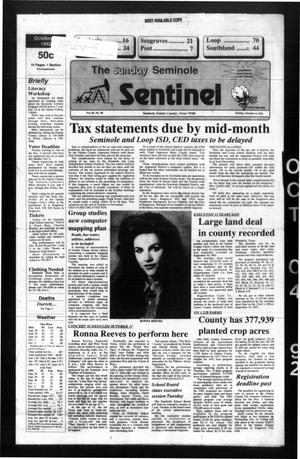 The Seminole Sentinel (Seminole, Tex.), Vol. 85, No. 98, Ed. 1 Sunday, October 4, 1992