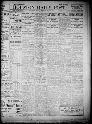 The Houston Daily Post (Houston, Tex.), Vol. XVIth Year, No. 37, Ed. 1, Friday, May 11, 1900