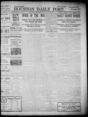 The Houston Daily Post (Houston, Tex.), Vol. XVIth Year, No. 114, Ed. 1, Friday, July 27, 1900