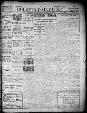 The Houston Daily Post (Houston, Tex.), Vol. XVIth Year, No. 170, Ed. 1, Friday, September 21, 1900