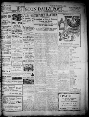 The Houston Daily Post (Houston, Tex.), Vol. XVIth Year, No. 172, Ed. 1, Sunday, September 23, 1900