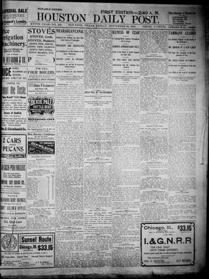 The Houston Daily Post (Houston, Tex.), Vol. XVIth Year, No. 226, Ed. 1, Friday, November 16, 1900