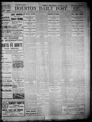 The Houston Daily Post (Houston, Tex.), Vol. XVIth Year, No. 252, Ed. 1, Wednesday, December 12, 1900