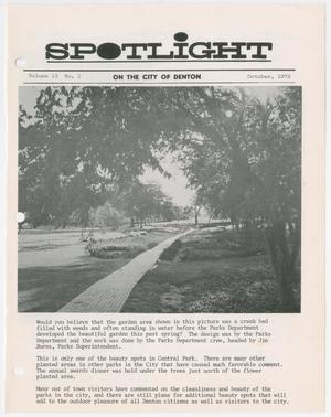 Spotlight, Volume 15, Number 1, October 1972