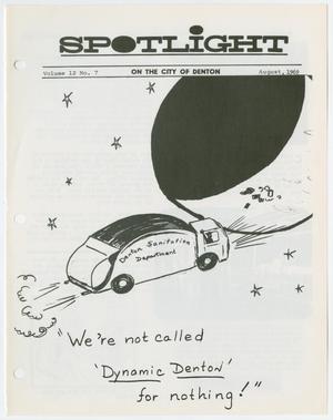 Primary view of object titled 'Spotlight, Volume 12, Number 7, August 1969'.