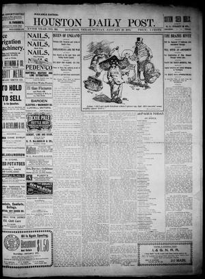 The Houston Daily Post (Houston, Tex.), Vol. XVIth YEAR, No. 291, Ed. 1, Sunday, January 20, 1901
