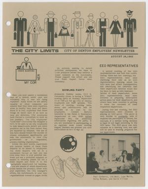 Primary view of object titled 'The City Limits, August 1983'.