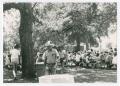 Thumbnail image of item number 1 in: '[City of Denton employees and families at event in park]'.