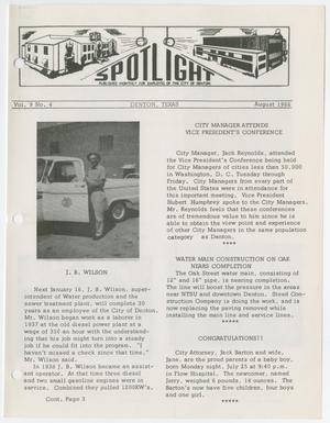 Primary view of object titled 'Spotlight, Volume 9, Number 4, August 1966'.