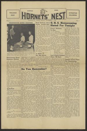 Hornet's Nest (Gatesville, Tx.), Vol. 1, No. 4, Friday, November 1, 1957
