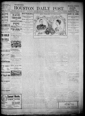 The Houston Daily Post (Houston, Tex.), Vol. XVIth YEAR, No. 310, Ed. 1, Friday, February 8, 1901