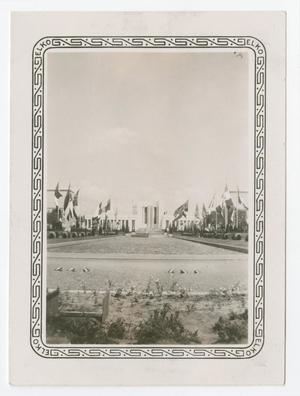 Primary view of object titled '[Photograph of Texas State Fair's Hall of State]'.