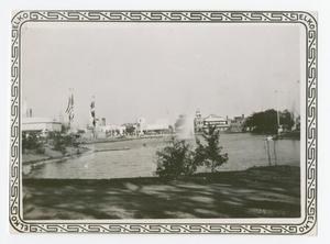 [Photograph of Pond and Fountain at State Fair of Texas]