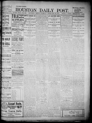 The Houston Daily Post (Houston, Tex.), Vol. XVIth YEAR, No. 314, Ed. 1, Tuesday, February 12, 1901