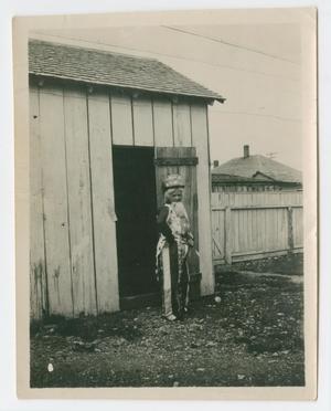 [Photograph of a Woman Wearing an Uncle Sam Costume]