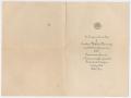 Thumbnail image of item number 3 in: '[Invitation to the Southern Methodist University Commencement Exercises, June 1921]'.