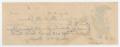 Thumbnail image of item number 2 in: '[Receipt for the re-installation of Mrs. W. M. Conner]'.