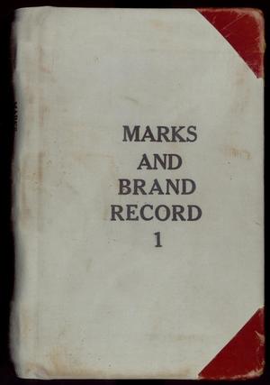 Primary view of object titled 'Travis County Clerk Records: Marks and Brands Record 1'.