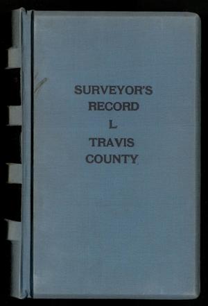 Primary view of object titled 'Travis County Survey Records: Surveyor's Record L'.