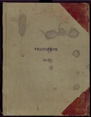 Travis County Clerk Records: Transfers 1917