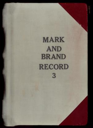 Primary view of object titled 'Travis County Clerk Records: Marks and Brands Record 3'.