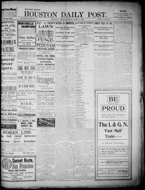 The Houston Daily Post (Houston, Tex.), Vol. XVIIth YEAR, No. 3, Ed. 1, Sunday, April 7, 1901