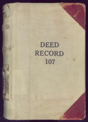 Primary view of object titled 'Travis County Deed Records: Deed Record 107'.