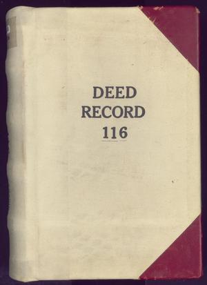 Travis County Deed Records: Deed Record 116
